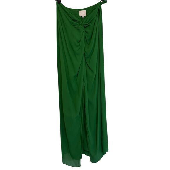 New NWT Reformation Alana Two Piece Kelly Green Maxi Dress Size 10 - Picture 8 of 16